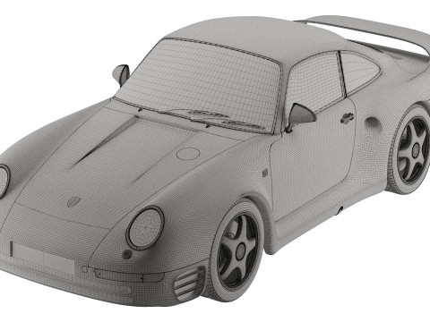Porsche 959 Corona Modello 3D