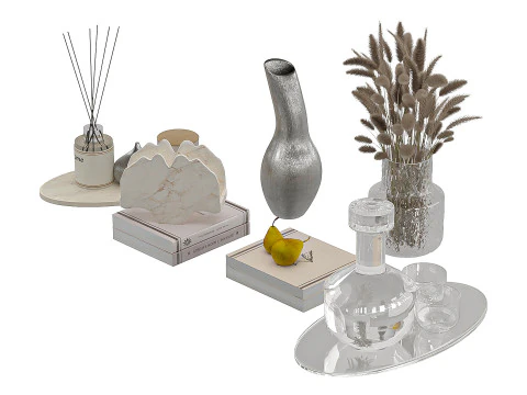 Decorative Set 009 3D Model