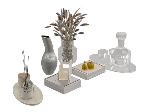 Decorative Set 009 3D Модель