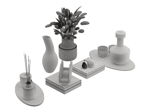 Decorative Set 009 3D Модель