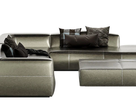 Zegnij sofę Model 3D