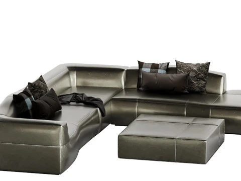 Zegnij sofę Model 3D