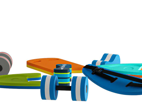 एक्वाफिटनेस उपकरण 3D मॉडल