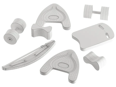 Aquafitness Equipment 3D Model