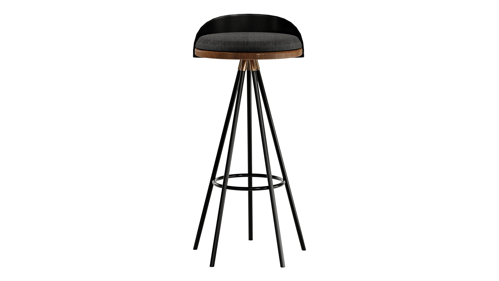 Bar Chair 3D Model .c4d .max .obj .3ds .fbx .stl .blend 