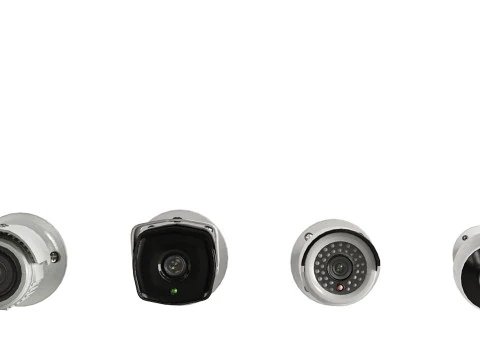 Set di telecamere CCTV Modello 3D