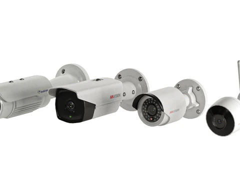 CCTV Camera Set 3D Model
