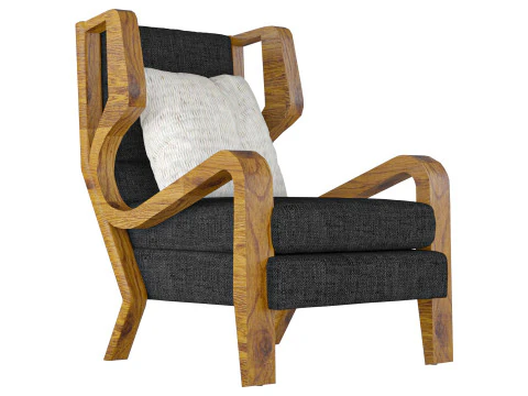Noir Carol Chair 3D Model