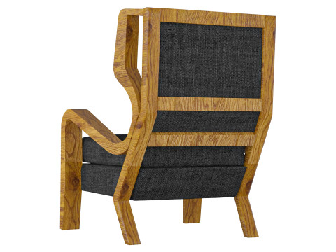 Noir Carol Chair Model 3D