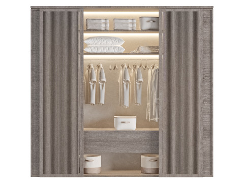 Wardrobe With Filling 3D Модель