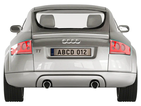 Carro Audi TT Corona Modelo 3D