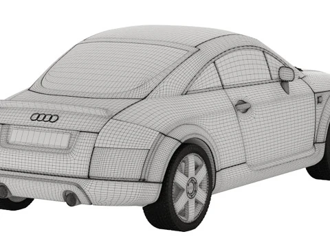 Carro Audi TT Corona Modelo 3D