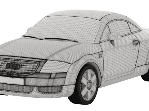Carro Audi TT Corona Modelo 3D