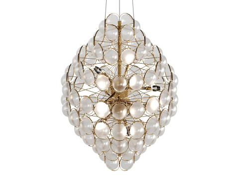 独特的分层吊灯 3D 模型