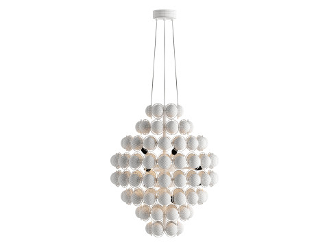 独特的分层吊灯 3D 模型