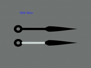 black kunai 3D Модель