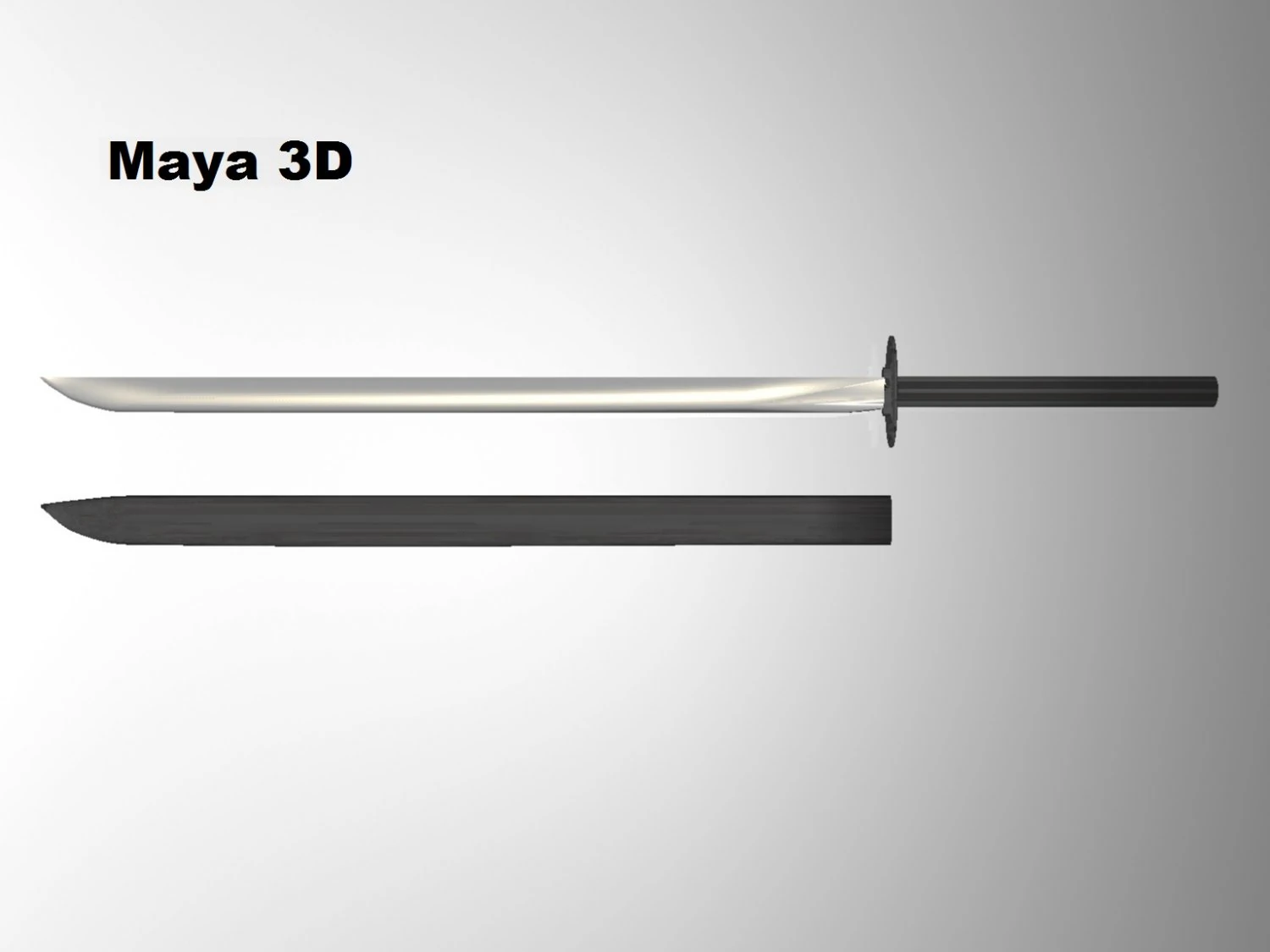 katana oldess 3D Model .c4d .max .obj .3ds .fbx .stl .blend 