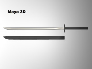 katana oldess 3D Модель