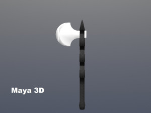 dotted ax Model 3D