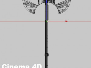 double blade ax 3D 모델