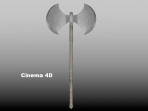 double blade ax 3D Model