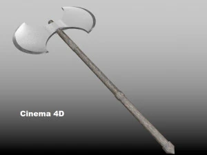double blade ax 3D Model