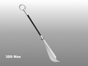 medieval glaive 3D Model