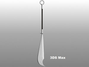medieval glaive 3D Model