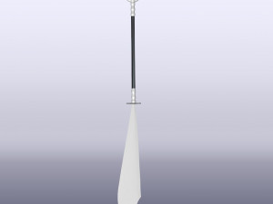 medieval glaive 3D Model