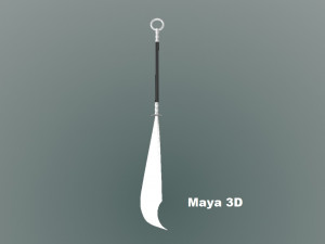 medieval glaive 3D Model