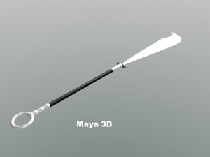 medieval glaive 3D Model