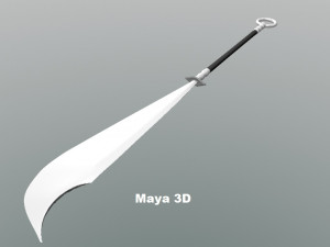 medieval glaive 3D Model