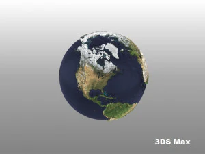 scale relief topographic world map 3D Model