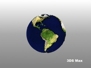 scale relief topographic world map 3D 模型