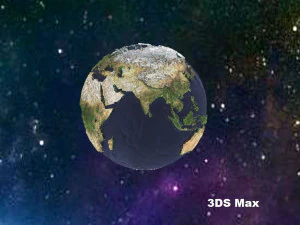 scale relief topographic world map 3D Model