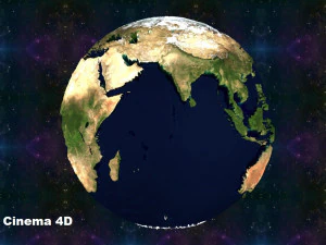 scale relief topographic world map 3D Model