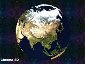 scale relief topographic world map 3D Model