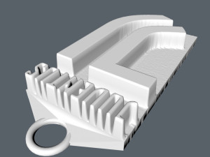 juventus keychain 3D Print Model