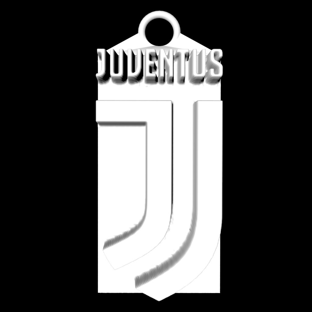 juventus keychain Modello di stampa 3D in Portachiavi 3DExport