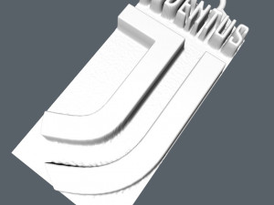 juventus keychain 3D Print Model
