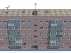 apartment building Modelo 3D