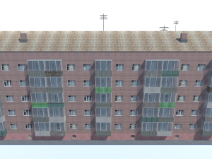 apartment building 3D Модель