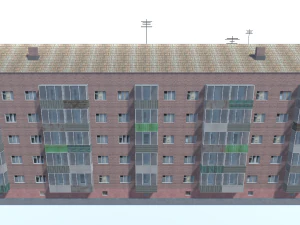 apartment building 3D Model