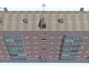 apartment building 3D Модель