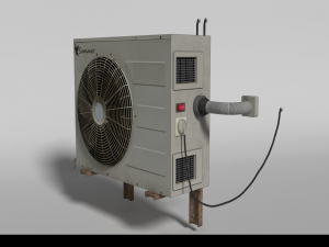 Low-Poly Conditioner 3D Модель