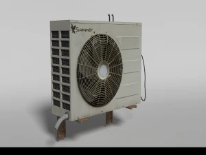 Low-Poly Conditioner 3D Model