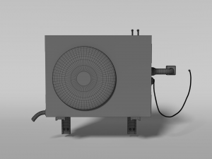 Low-Poly Conditioner 3D Модель