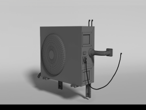 Low-Poly Conditioner 3D Модель