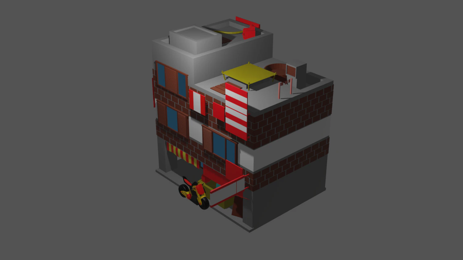 house 3D Model .c4d .max .obj .3ds .fbx .stl .blend