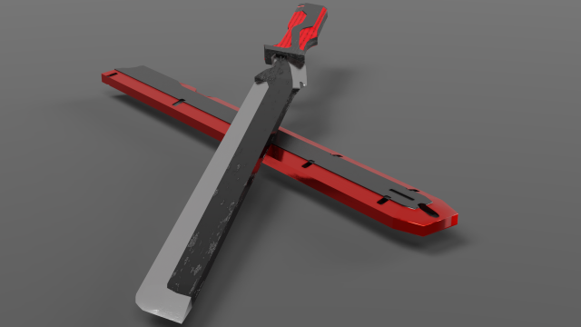 katana 3D 模型 .c4d .max .obj .3ds .fbx .stl .blend 